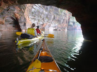 Kayaking the Lake Superior Caves